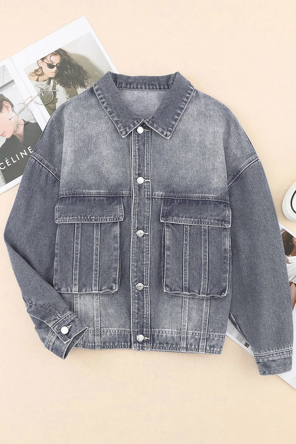 Charcoal Denim Jacket