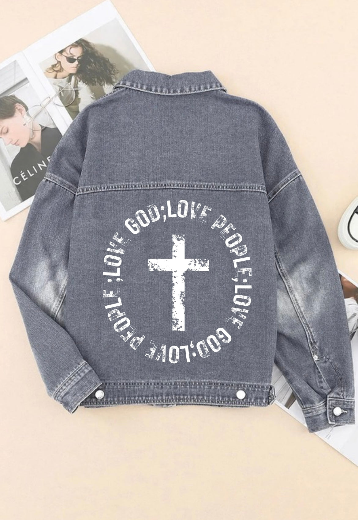 Charcoal Denim Jacket