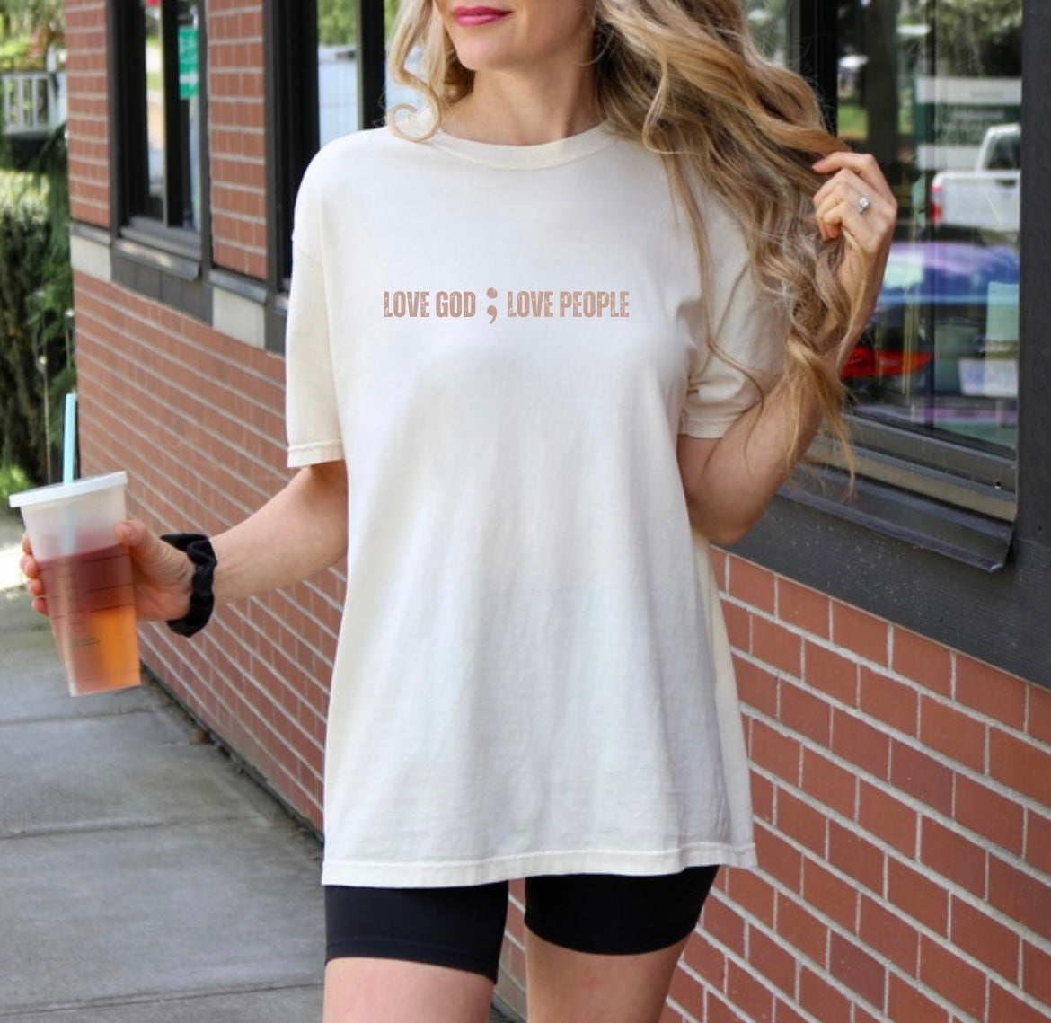 Love God;Love People Unisex Tee
