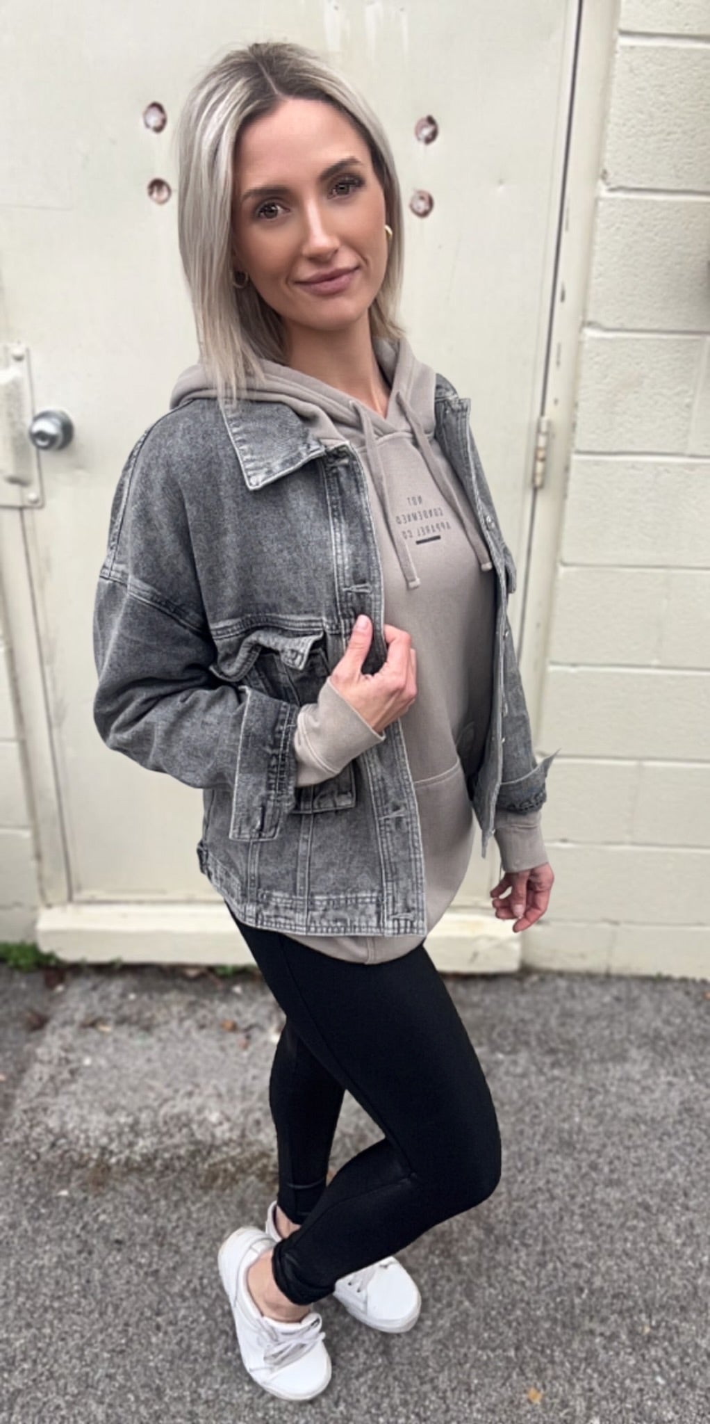 Charcoal Denim Jacket