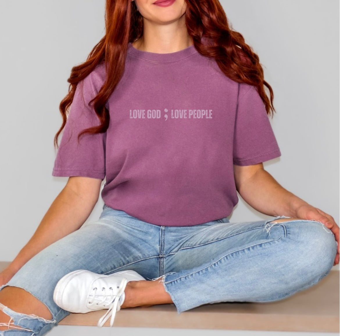 Love God;Love People Unisex Tee
